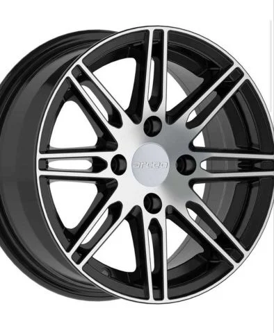 6.0X14 4X108 ET25 65.1 Crystal Silver Jant